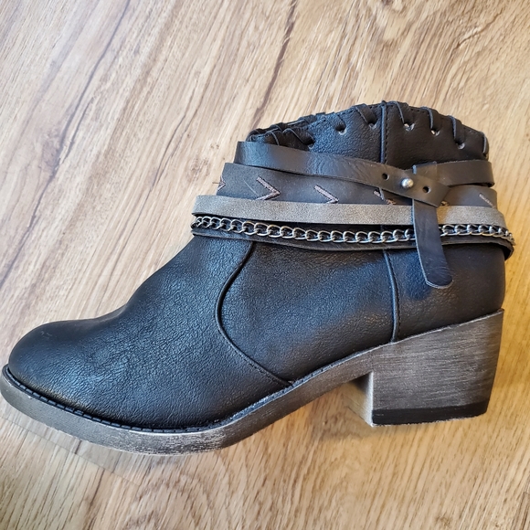 POP by Jellypop black Allia ankle boot size 6 - Picture 5 of 10